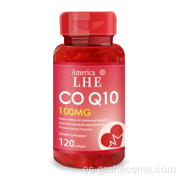 Shecome CoQ10 120 cápsulas blandas Apoyo a la salud del corazón